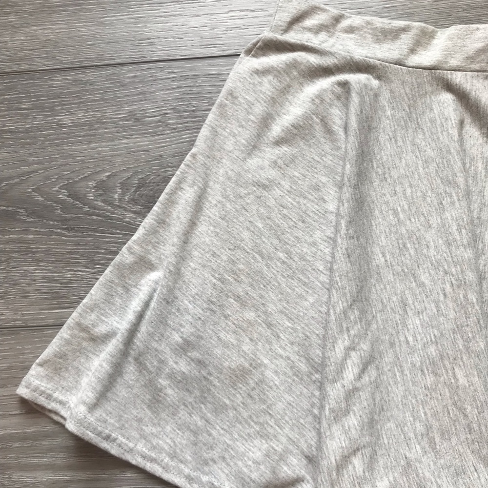 Boohoo Grey Skater Skirt - Picture 4 of 6